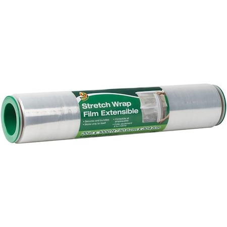 Duck Brand Duck Brand DUC285850 20 in. x 1000 ft. Extensible Stretch Wrap Film; Clear DUC285850